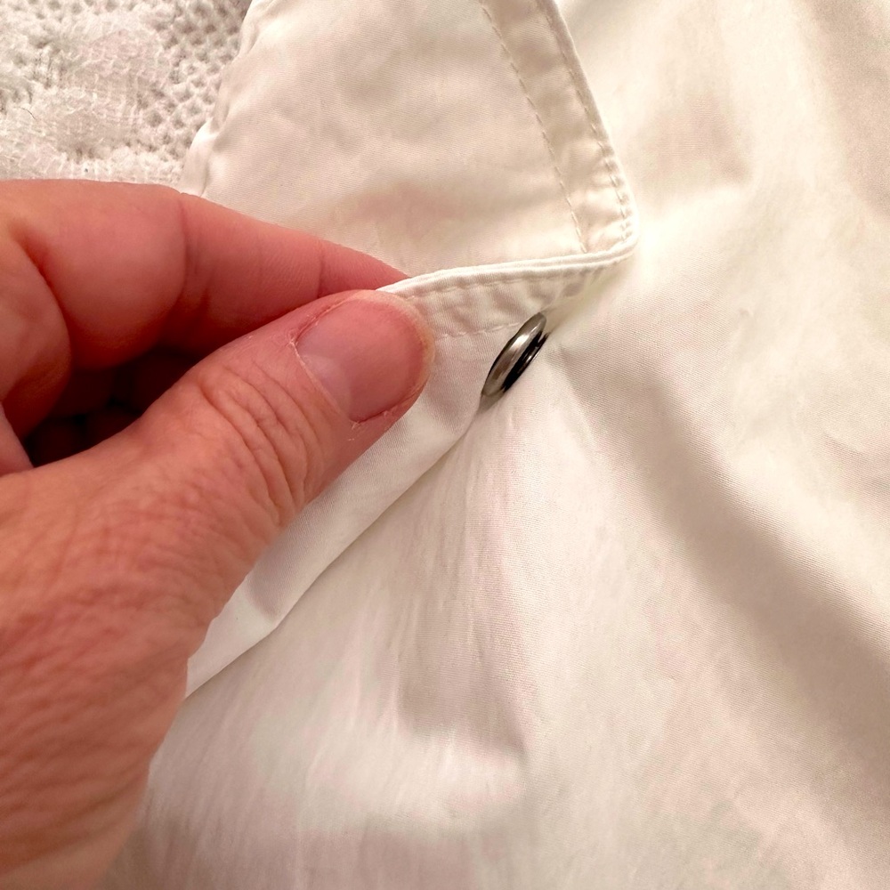 SHEIN white parachute pants size XS NEW - Picture 4 of 6
